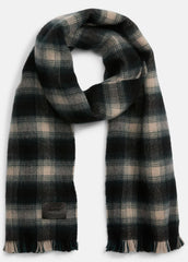 Brushed Plaid Wool Scarf in Scarves & Hats - COUNTRY RACER | VINCE Men