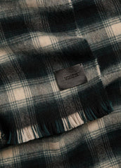 Brushed Plaid Wool Scarf in Scarves & Hats - COUNTRY RACER | VINCE Men
