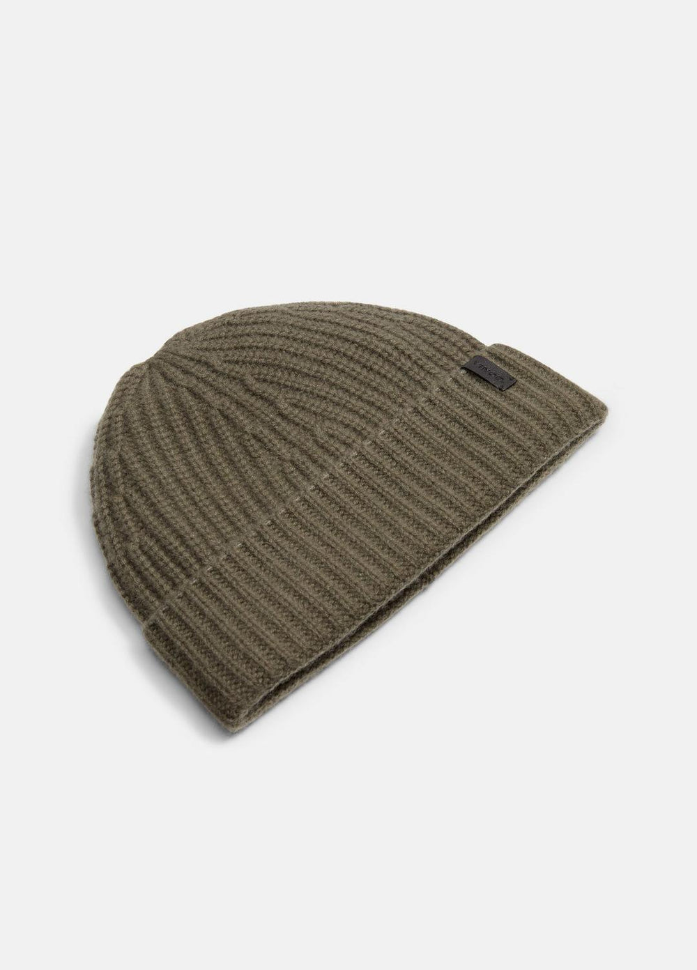 Cashmere Shaker-Stitch Beanie in Scarves & Hats - SURPLUS OLIVE | VINCE Men