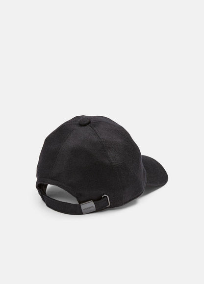 Cashmere Baseball Cap in Scarves & Hats - BLACK | VINCE Men