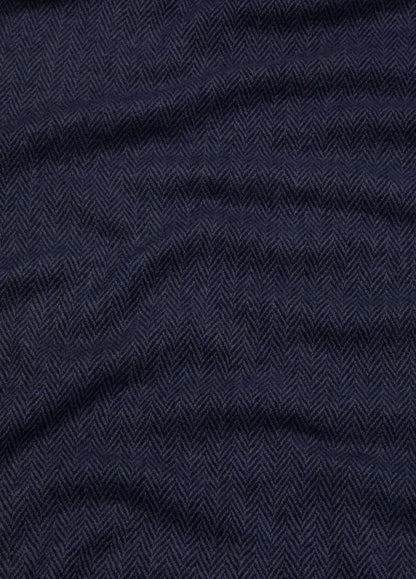 Herringbone Cashmere Scarf in Scarves & Hats - COASTAL BLUE/IRIS BLUE | VINCE Men