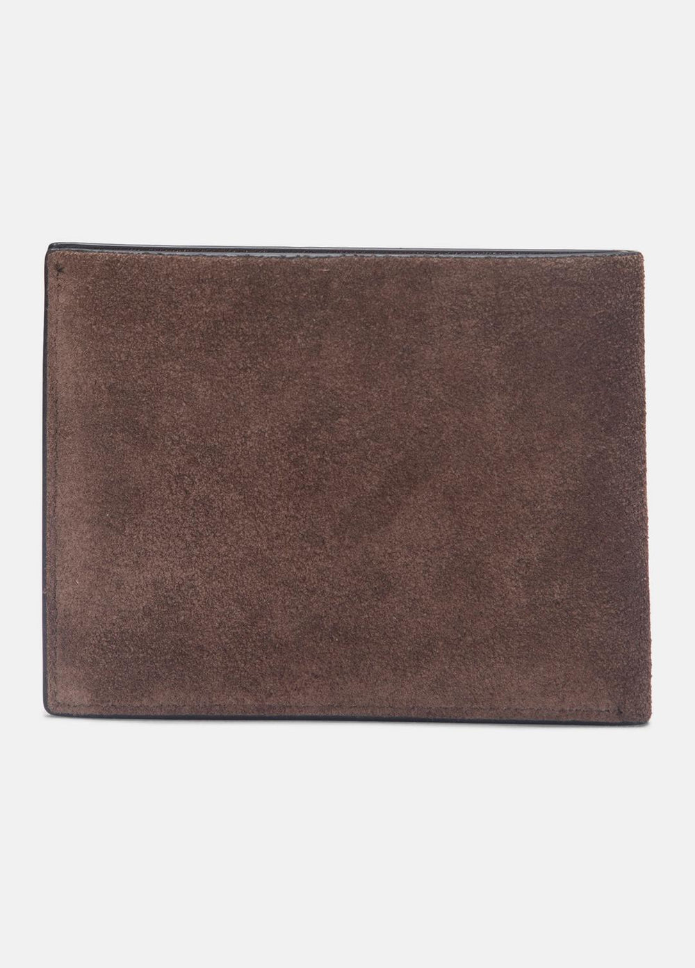 Suede Bifold Wallet in Bags - CHOCOLATE | VINCE Men