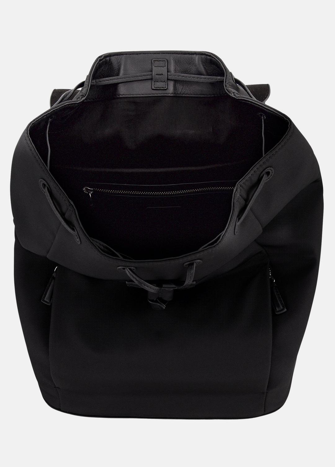Drayton Nylon Flap Backpack in Bags - BLACK | VINCE Men