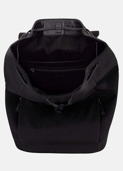 Drayton Nylon Flap Backpack in Bags - BLACK | VINCE Men