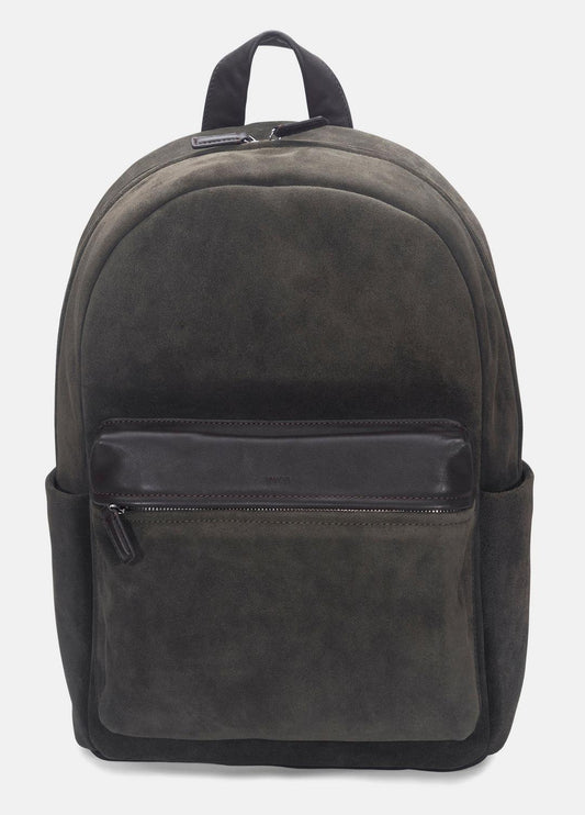 Cavalor Suede Backpack in Bags - DRIVER GREEN | VINCE Men