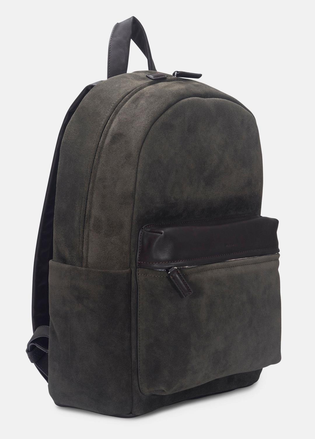 Cavalor Suede Backpack in Bags - DRIVER GREEN | VINCE Men