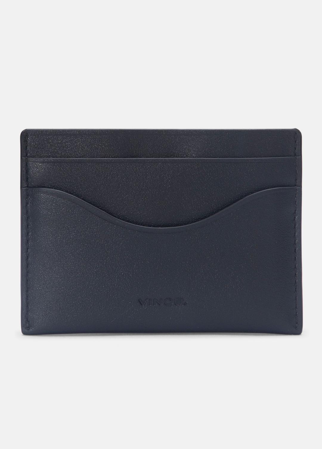 Nappa Leather Cardholder in Bags - BLACK | VINCE Men
