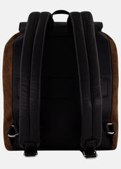 Drayton Suede Flap Backpack in Bags - CHOCOLATE | VINCE Men