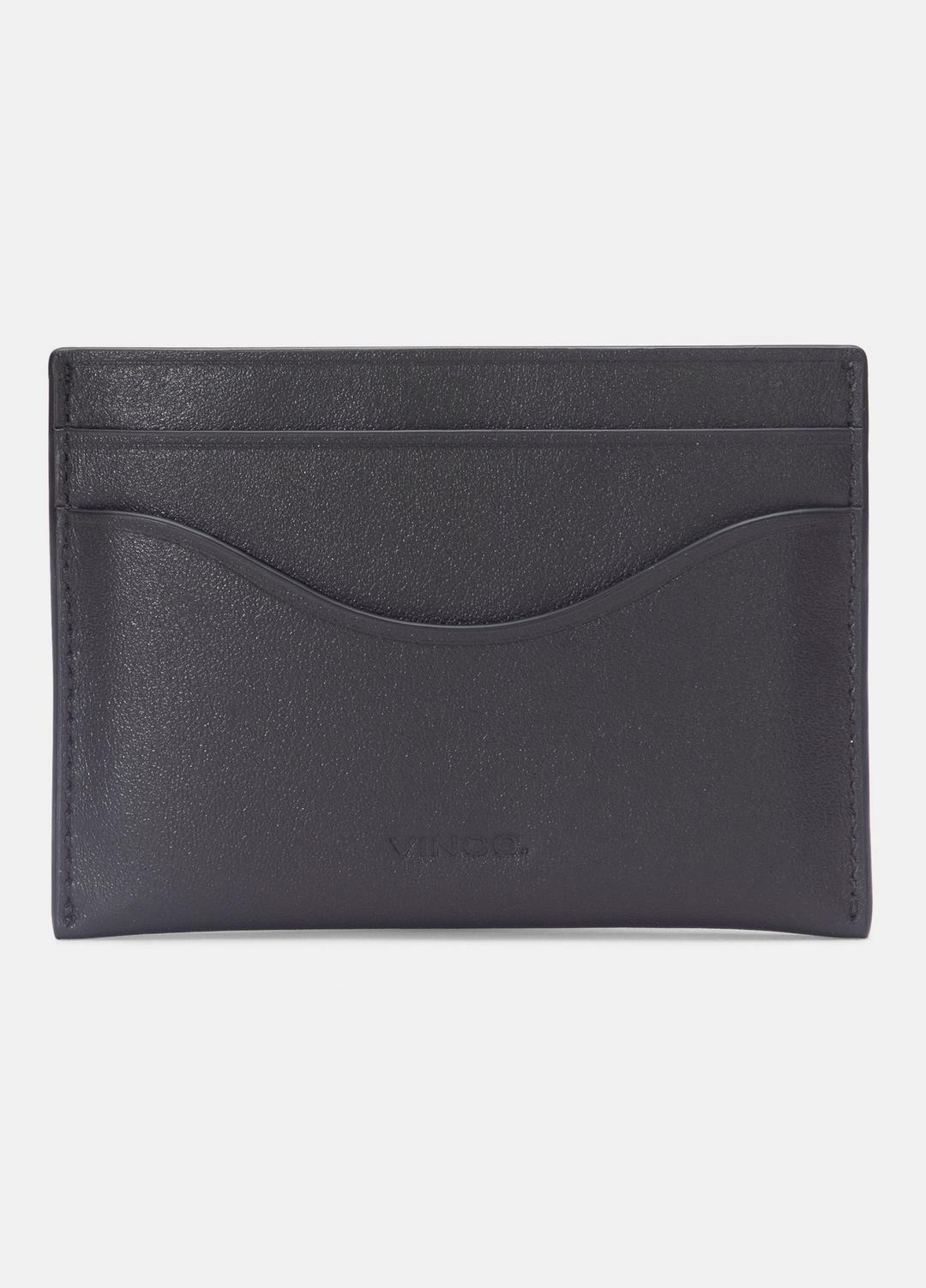 Nappa Leather Cardholder in Bags - TOBACCO | VINCE Men