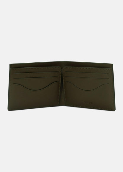 Suede Bifold Wallet in Bags - DRIVER GREEN | VINCE Men