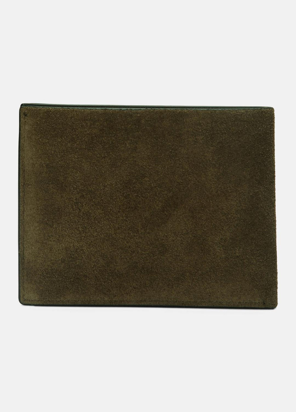 Suede Bifold Wallet in Bags - DRIVER GREEN | VINCE Men