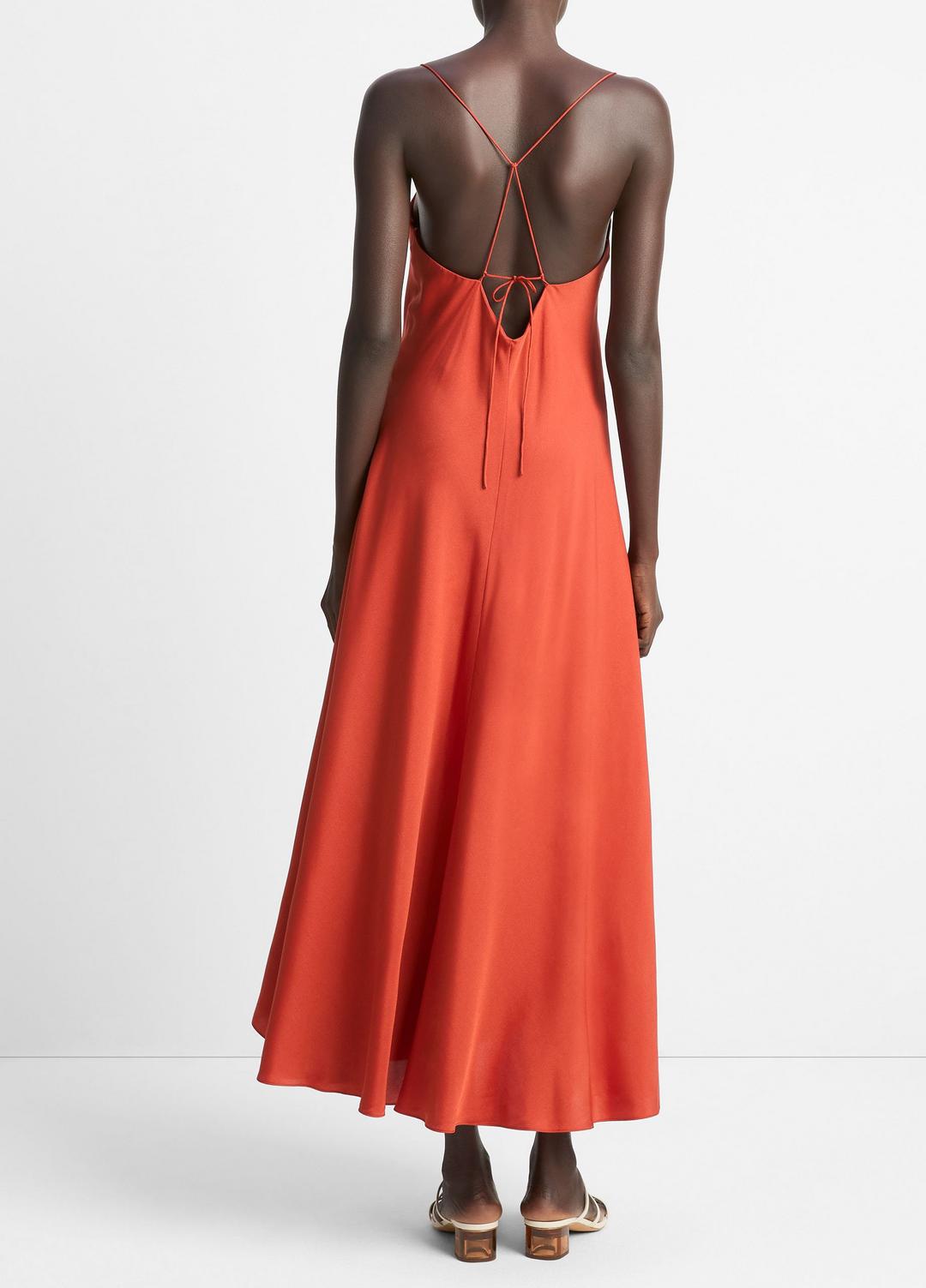 Silk-Blend A-Line Slip Dress in Dresses & Skirts - BRICK ROSE | VINCE Sale