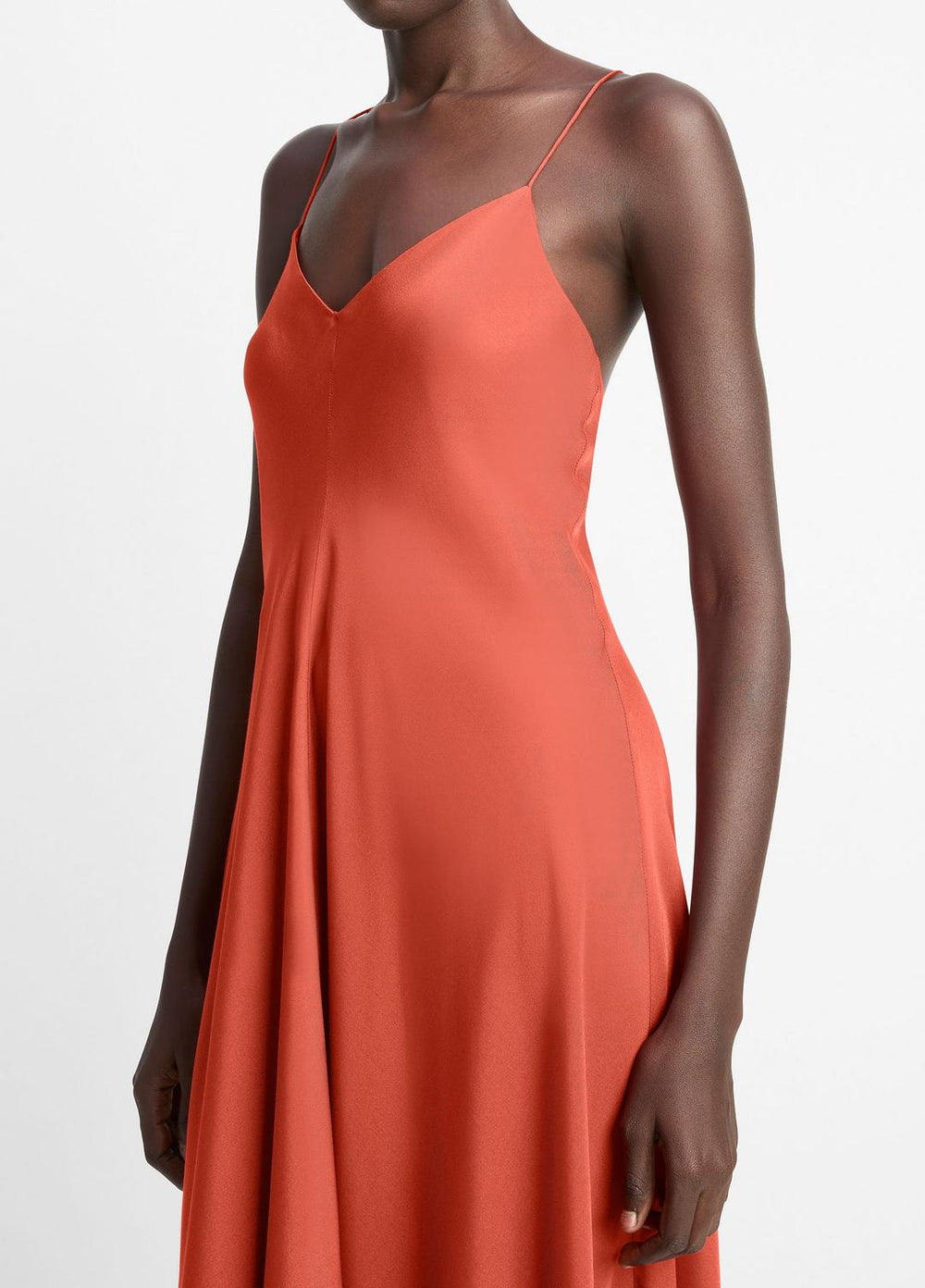 Silk-Blend A-Line Slip Dress in Dresses & Skirts - BRICK ROSE | VINCE Sale