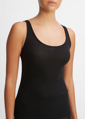Scoop Neck Tank in Shirts & Tees - BLACK | VINCE Sale