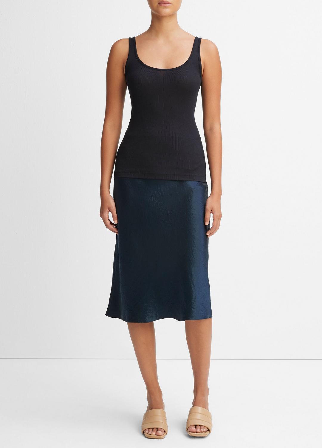 Scoop Neck Tank in Shirts & Tees - COASTAL BLUE | VINCE Sale