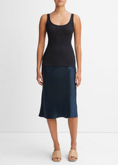 Scoop Neck Tank in Shirts & Tees - COASTAL BLUE | VINCE Sale
