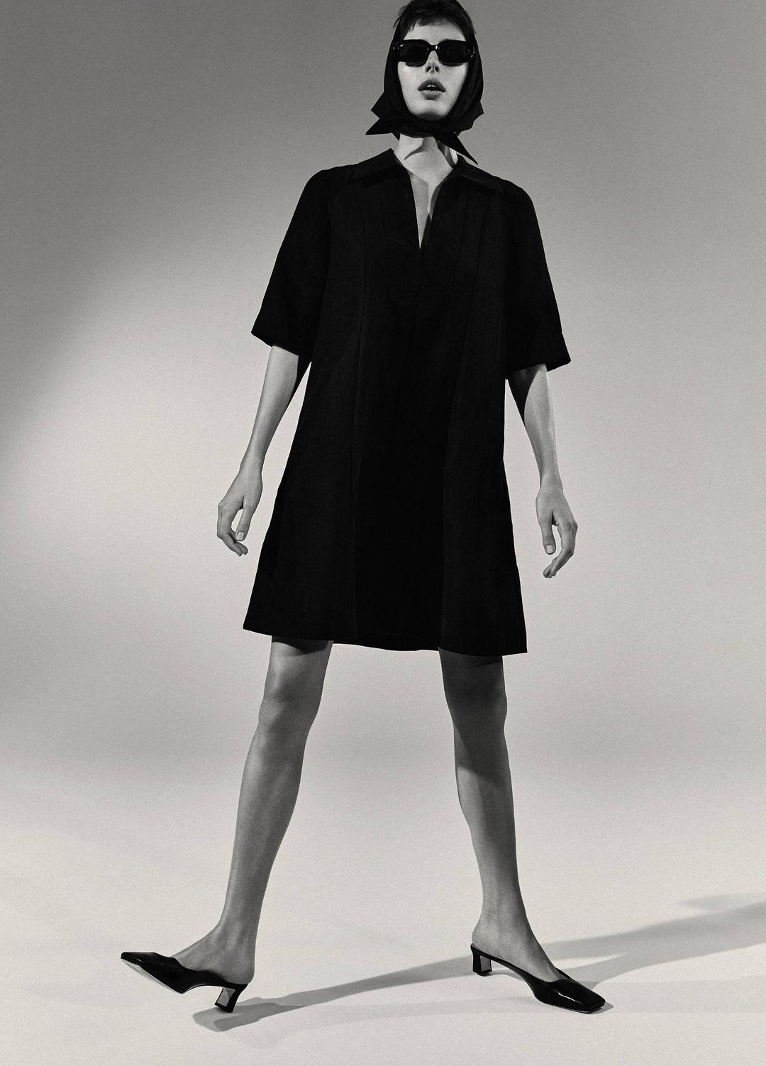 A-Line Short Dress in Dresses & Skirts - BLACK | VINCE Sale