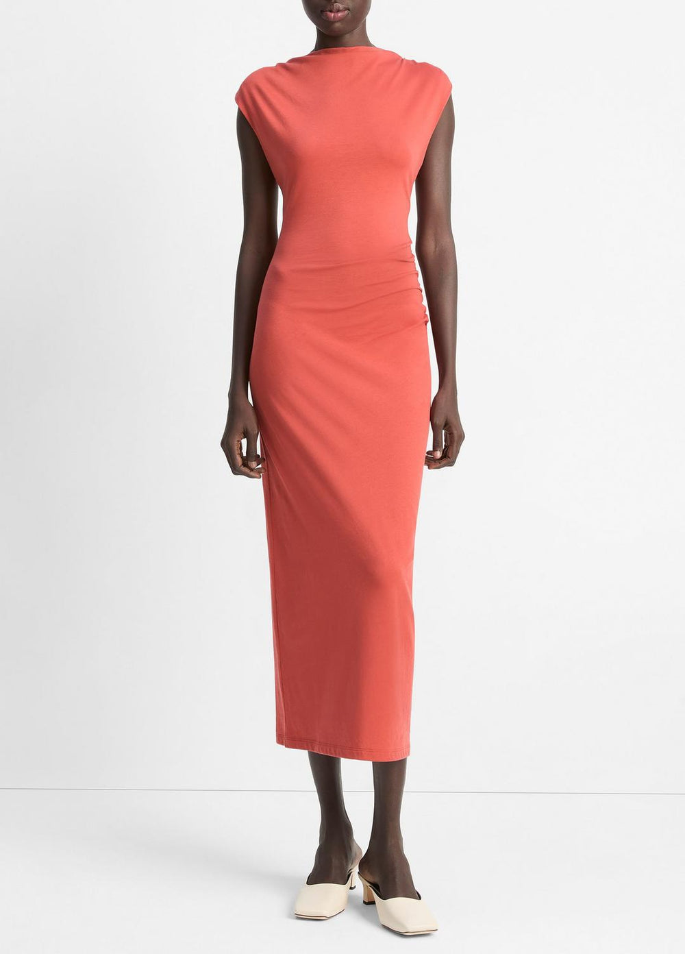 Pima Cotton Muscle-Tee Dress in Dresses & Skirts - BRICK ROSE | VINCE Sale