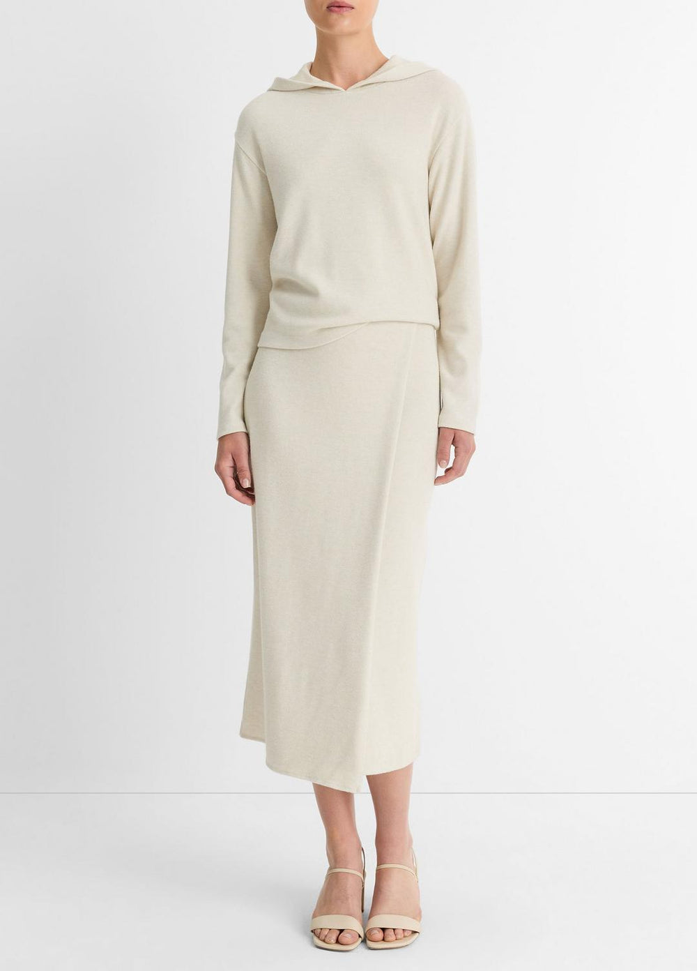 Cozy Wrap Skirt in Dresses & Skirts - HEATHER CERAMIC | VINCE Sale