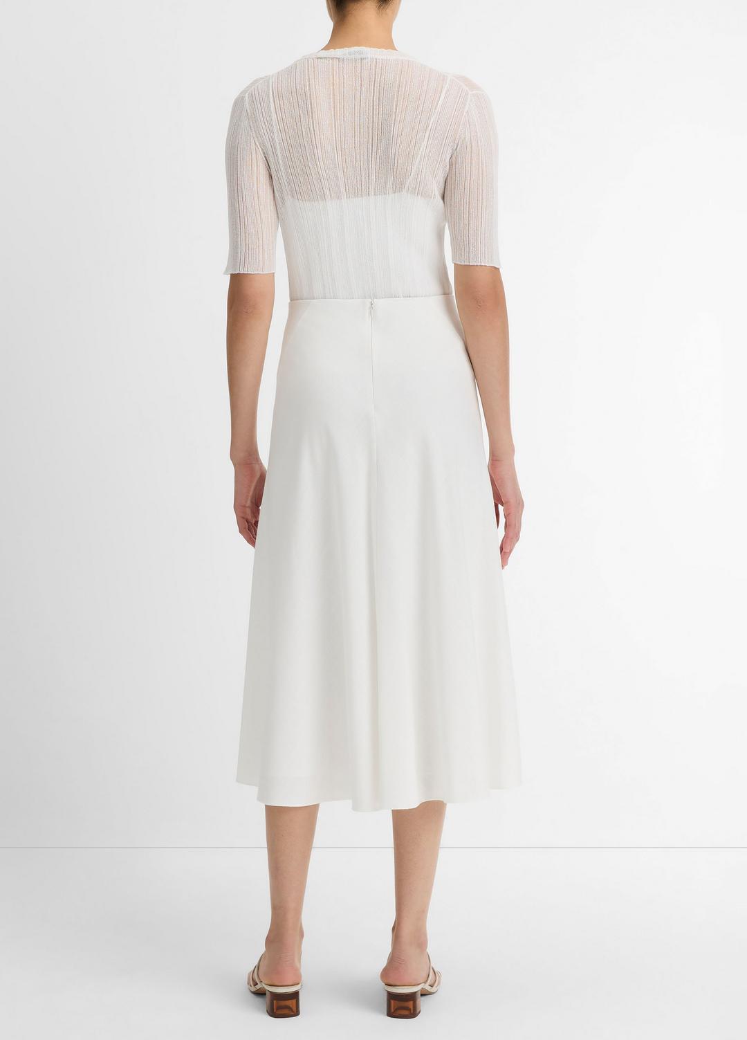 Bias A-Line Skirt in Dresses & Skirts - OFF WHITE | VINCE Sale