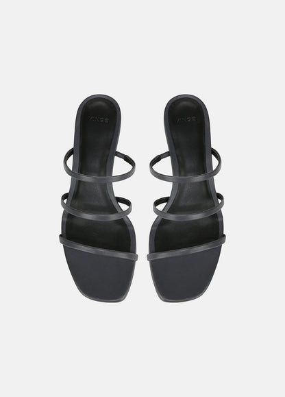 Palm Springs Leather Heeled Sandal in Shoes - IRIS SLATE | VINCE Sale