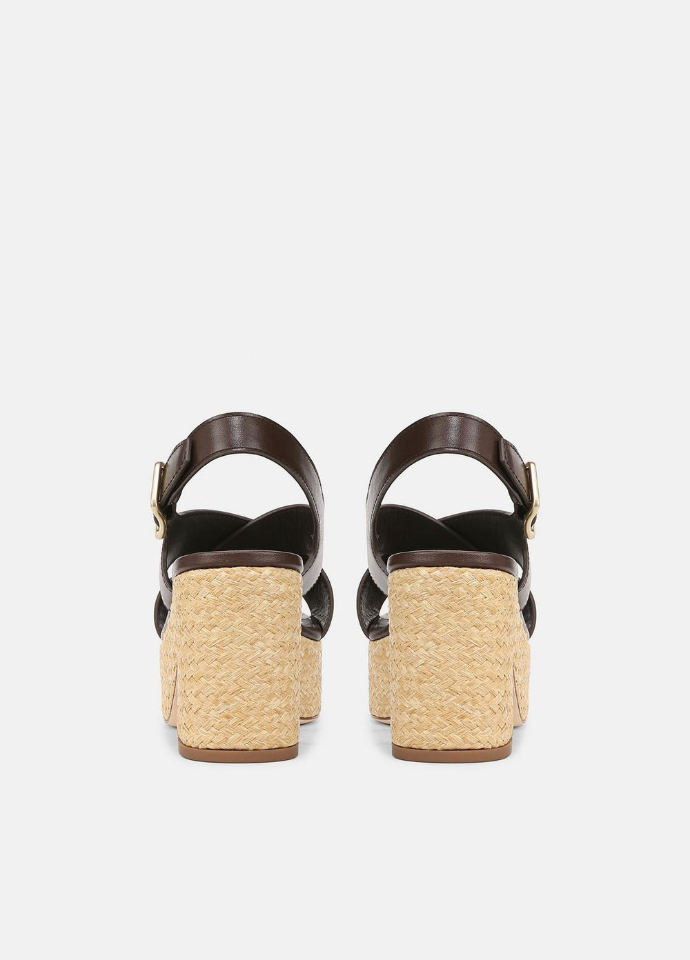 Clementina Leather Platform Sandal in Shoes - CACAO BROWN | VINCE Sale