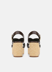 Clementina Leather Platform Sandal in Shoes - CACAO BROWN | VINCE Sale