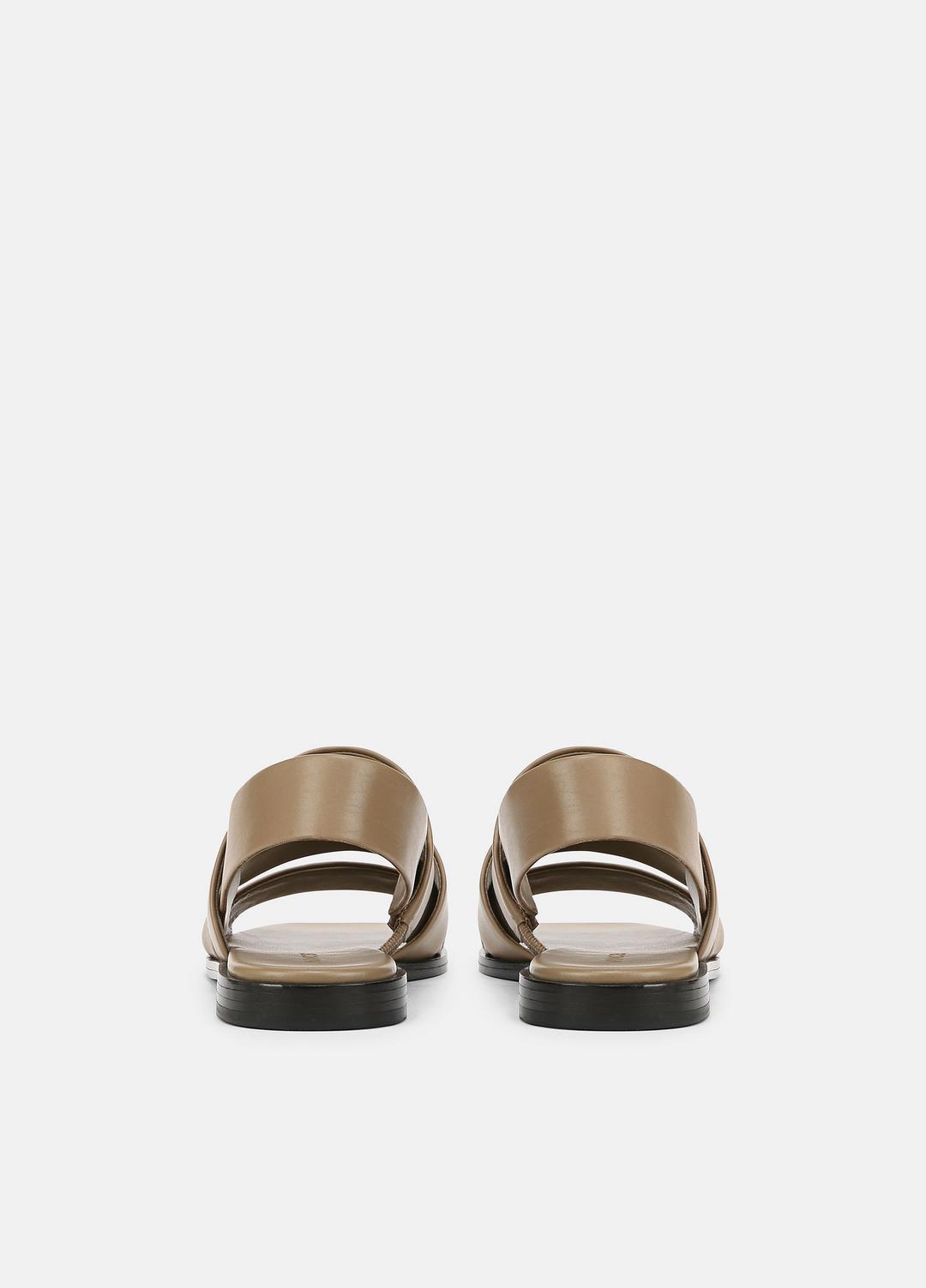 Mazie Leather Slingback Sandal in Shoes - SAND SHELL | VINCE Sale