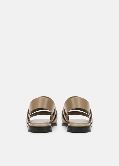 Mazie Leather Slingback Sandal in Shoes - SAND SHELL | VINCE Sale