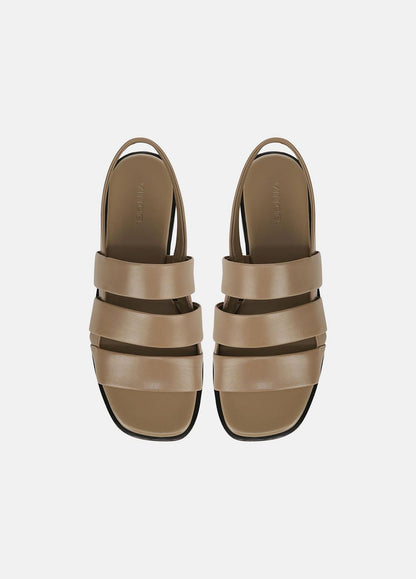 Mazie Leather Slingback Sandal in Shoes - SAND SHELL | VINCE Sale