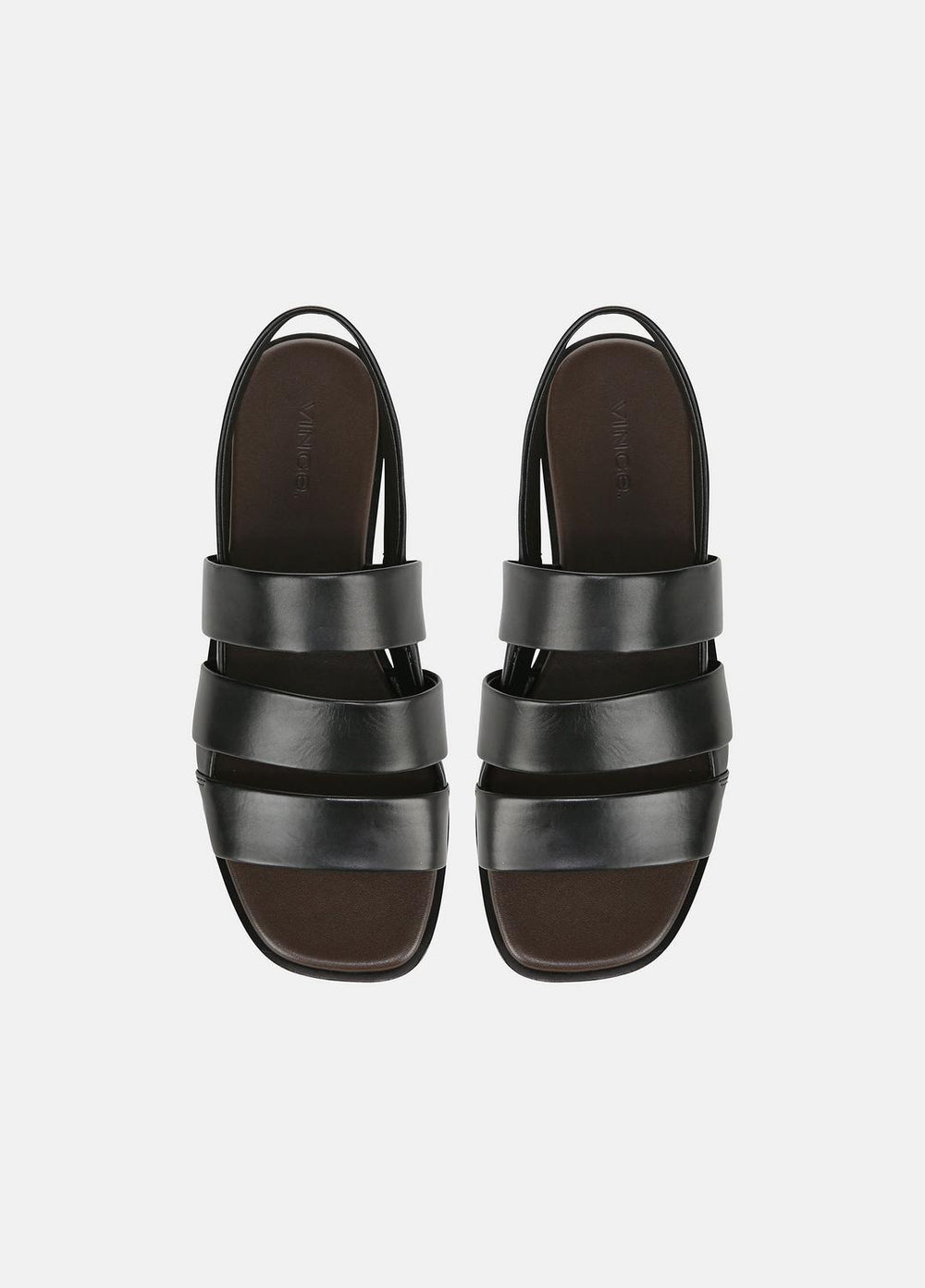 Mazie Leather Slingback Sandal in Shoes - BLACK | VINCE Sale
