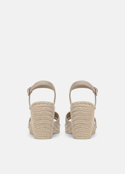 Gwen Suede Espadrille Wedge Sandals in Shoes - TAUPE CLAY | VINCE Sale