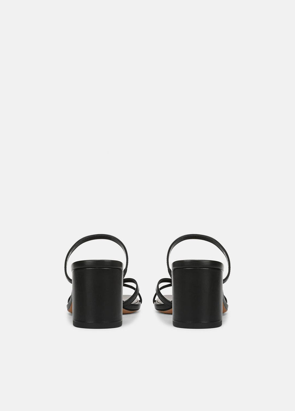 Ona Leather Heeled Sandal in Shoes - BLACK | VINCE Sale