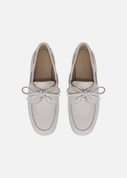 Marin Leather Lace-Up Loafer in Shoes - WHITE/SABBIA | VINCE Sale