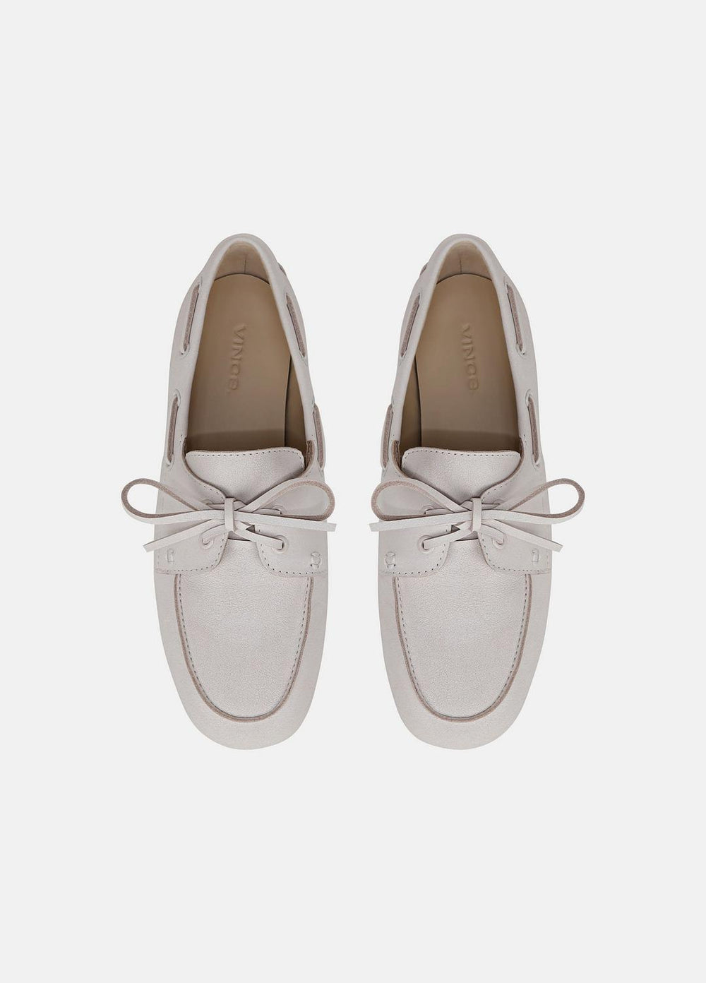 Marin Leather Lace-Up Loafer in Shoes - WHITE/SABBIA | VINCE Sale