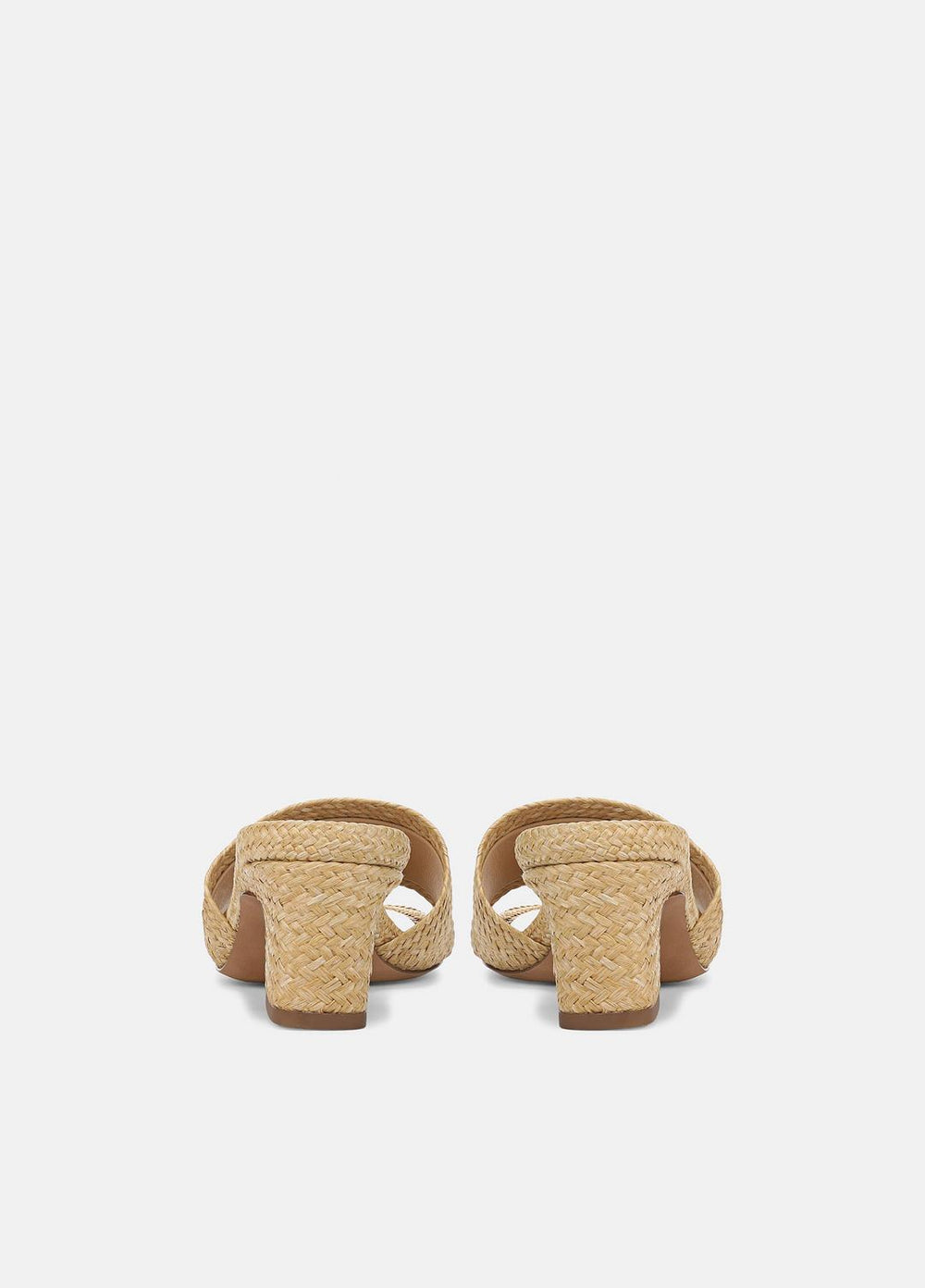 Ariana Raffia Heeled Sandal in Shoes - TOASTED WHEAT | VINCE Sale