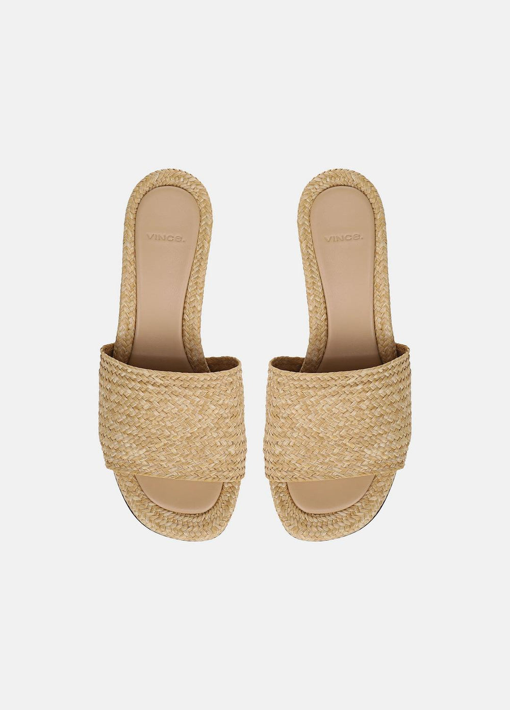 Ariana Raffia Heeled Sandal in Shoes - TOASTED WHEAT | VINCE Sale