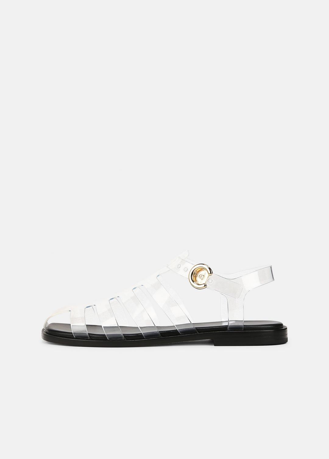 Melina Jelly Fisherman Sandal in Shoes - CLEAR | VINCE Sale