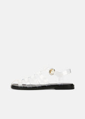 Melina Jelly Fisherman Sandal in Shoes - CLEAR | VINCE Sale