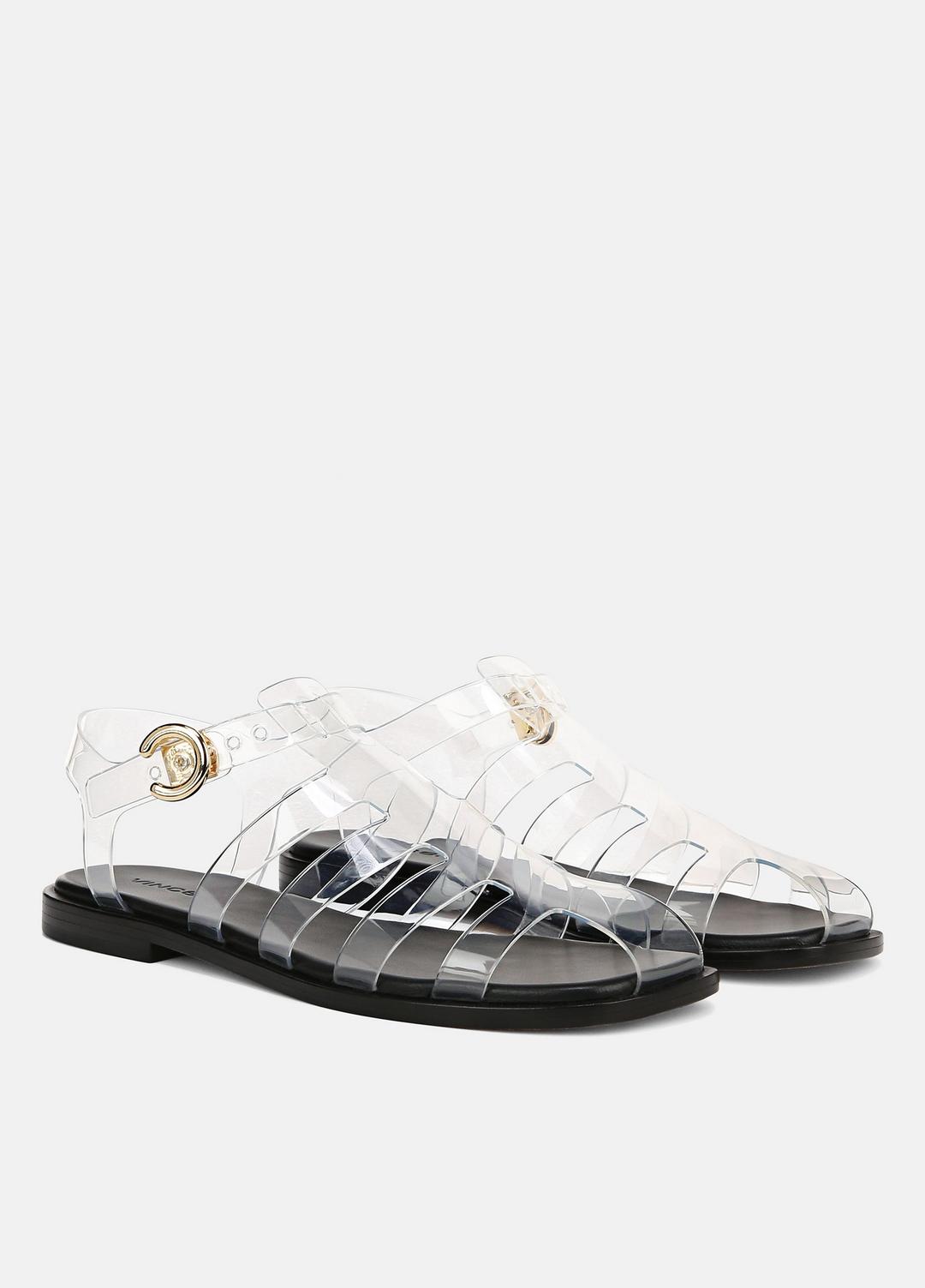 Melina Jelly Fisherman Sandal in Shoes - CLEAR | VINCE Sale