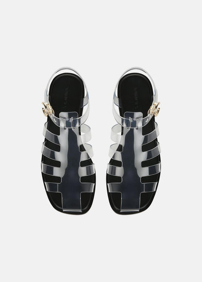 Melina Jelly Fisherman Sandal in Shoes - CLEAR | VINCE Sale