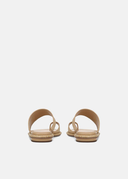Lukas Raffia Sandal in Shoes - TOASTED WHEAT | VINCE Sale