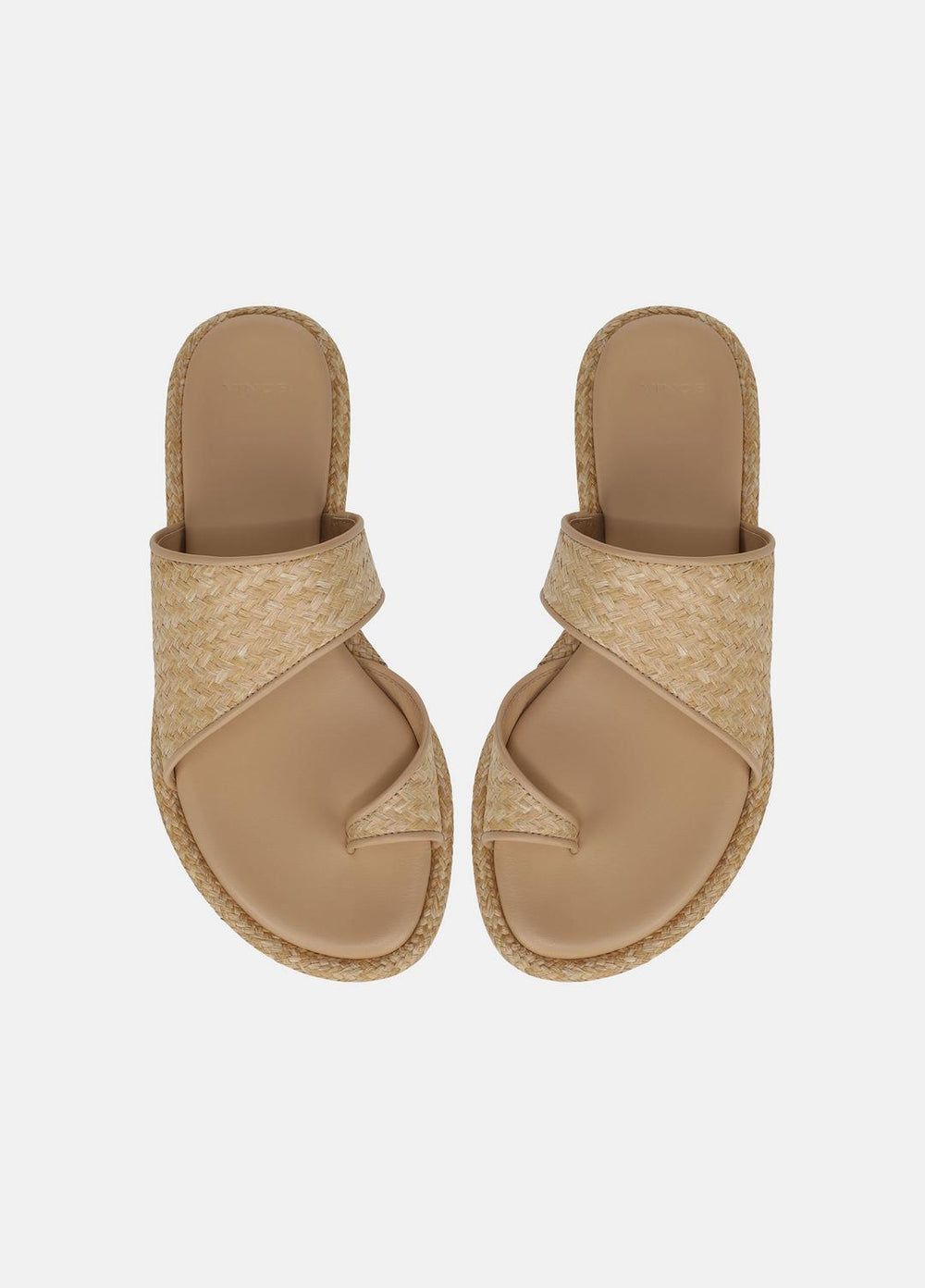 Lukas Raffia Sandal in Shoes - TOASTED WHEAT | VINCE Sale