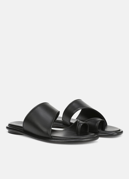 Lukas Leather Sandal in Shoes - BLACK | VINCE Sale