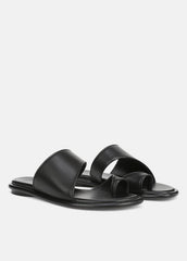 Lukas Leather Sandal in Shoes - BLACK | VINCE Sale