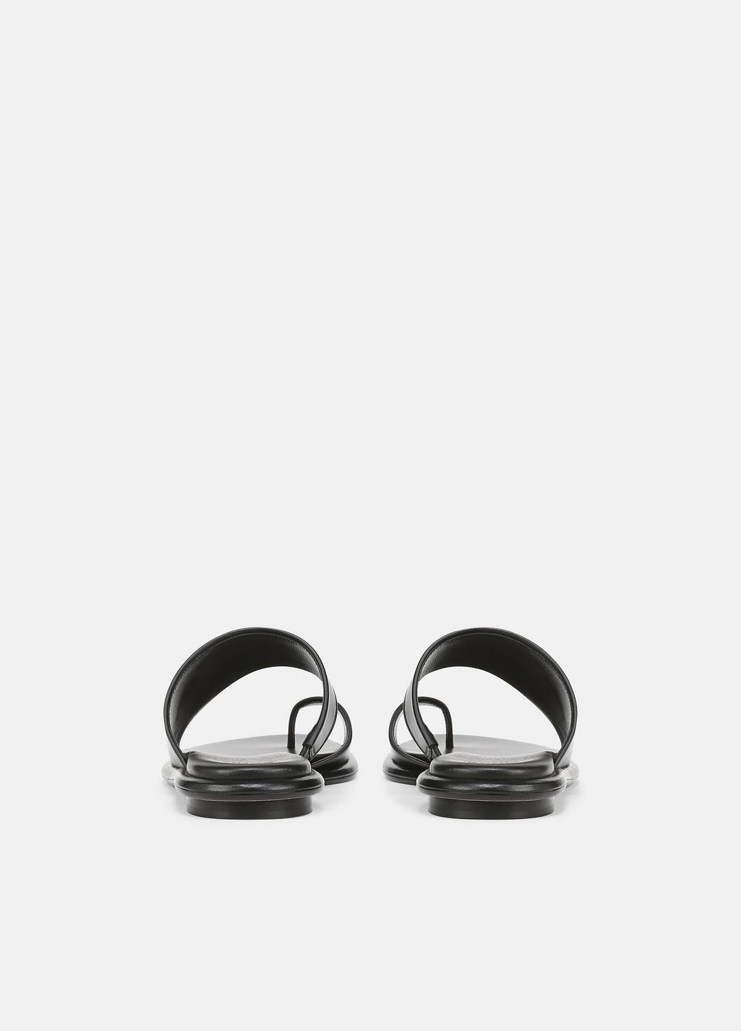 Lukas Leather Sandal in Shoes - BLACK | VINCE Sale