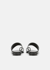 Lukas Leather Sandal in Shoes - BLACK | VINCE Sale