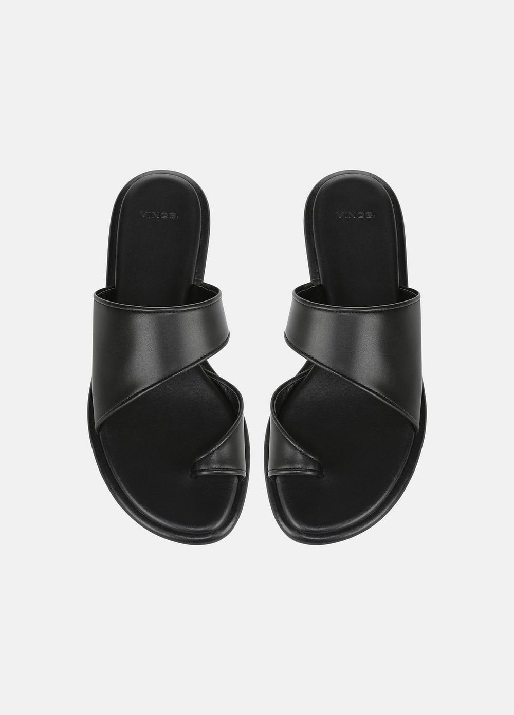 Lukas Leather Sandal in Shoes - BLACK | VINCE Sale