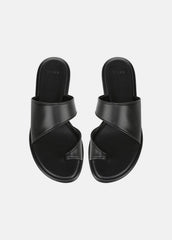 Lukas Leather Sandal in Shoes - BLACK | VINCE Sale