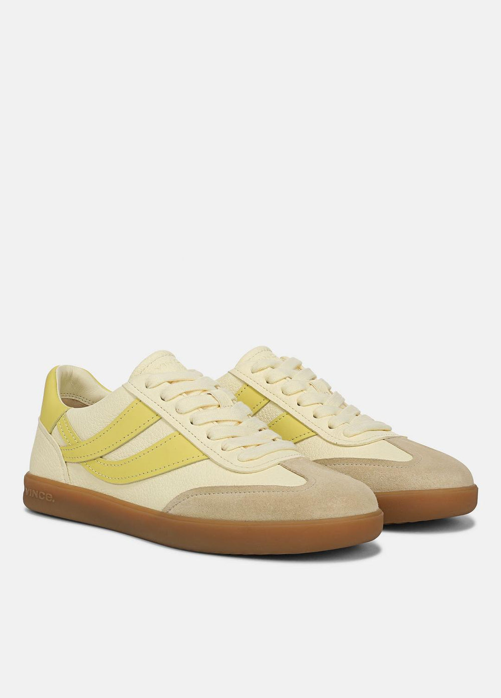 Oasis Leather & Suede Sneaker in Shoes - SAND DUST/STRAW SEED/CHAMOMILE | VINCE Sale